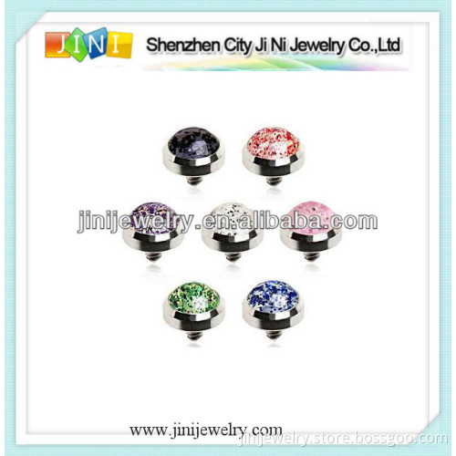 metallic glitter dermal top
